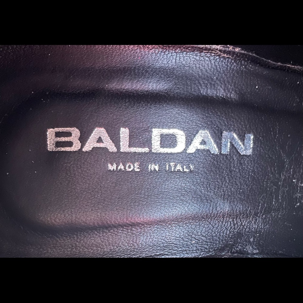 BALDAN embellished gold boots, 38, never worn - Picture 7 of 12